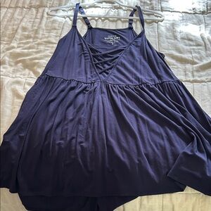 Torrid super soft knits Women's Navy Blue Strappy Top